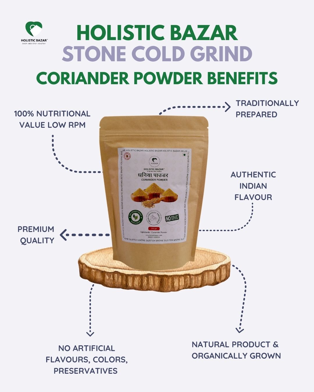 Holistic Bazar pure Coriander Powder Benefits