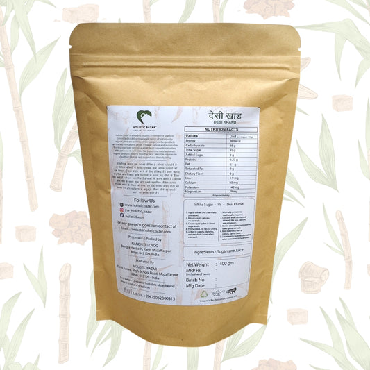 holistic bazar pure desi khand, sugar alternative