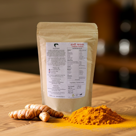 organic turmeric powder or organic haldi powder