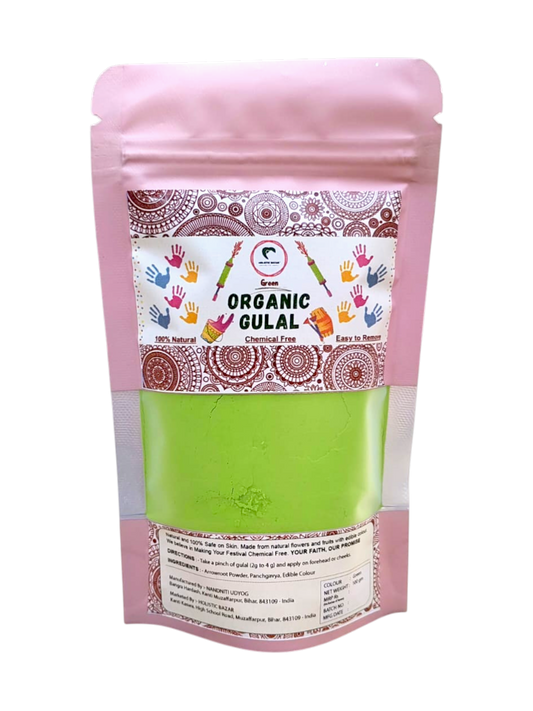 Organic Gulal | Herbal Gulal (100% Organic) | Skin Safe & Non Toxic - 100 gm Pack