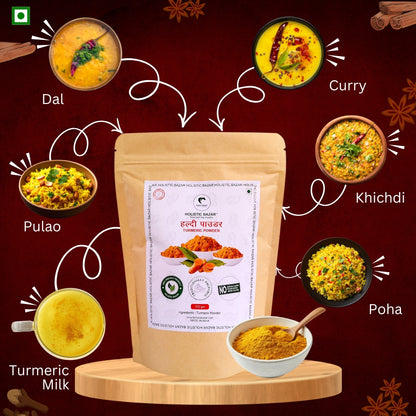 Organic Haldi Powder Traditionally Prepared 100% Pure