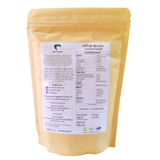 Dhaniya Powder Traditionally Prepared (100% Pure) | Organic Coriander Powder