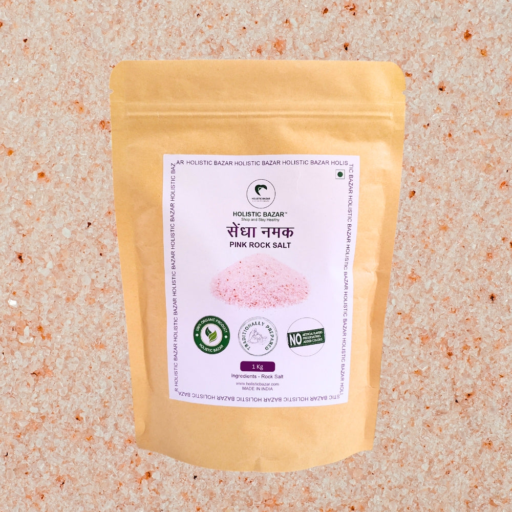 Himalayan Pink Rock Salt - Pure Sendha Namak with Natural Trace Minerals, Crystal Salt