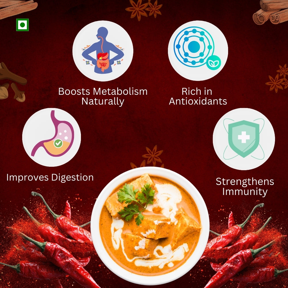 Lal Mirch Powder Traditionally (100% Pure) | Organic Chilli Powder