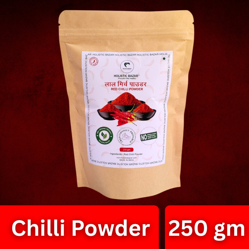 Lal Mirch Powder Traditionally (100% Pure) | Organic Chilli Powder