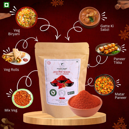 Lal Mirch Powder Traditionally (100% Pure) | Organic Chilli Powder