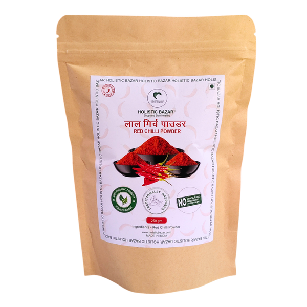 Lal Mirch Powder Traditionally (100% Pure) | Organic Chilli Powder