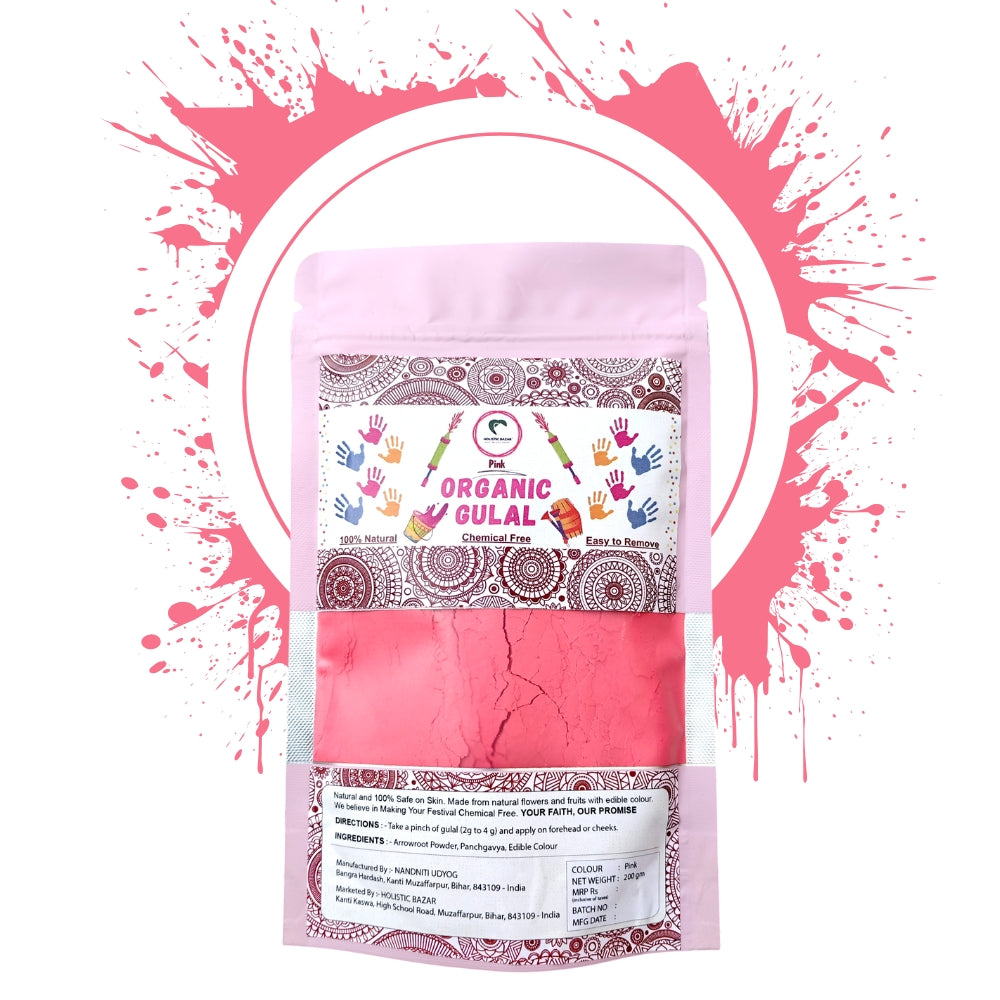 holistic bazar organic gulal
holistic bazar gulal
chemical free gulal
100% Natural Gulal
skin friendly gulal
organic gulal
100% pure chemical free gulal
Organic gulal
Herbal gulal
Natural holi colors
Skin-friendly holi powder
Eco-friendly gulal
Non-toxic holi colors 
Made from flowers and herbs
Plant-based ingredients
Biodegradable holi powder
Easy to wash gulal
Kids safe holi colors
Safe for skin and hair
Natural aroma holi powder
Lab-tested toxin free
Permitted food grade ingredients 
Holi festival colors