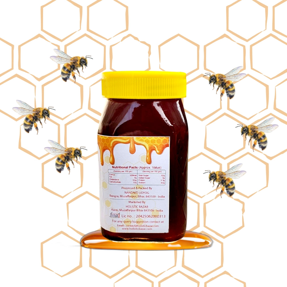 holistic bazar pure honey side view